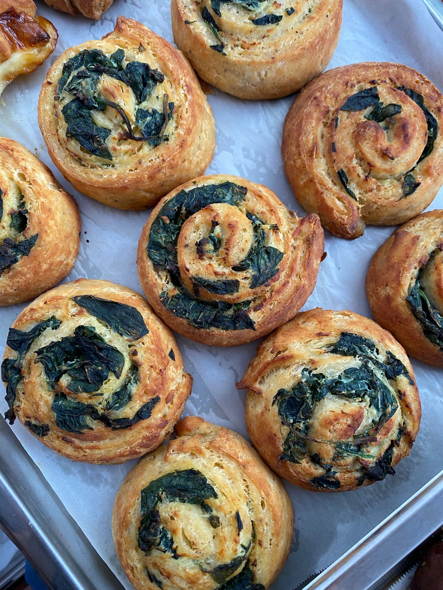 Spinach and Ricotta Scrolls